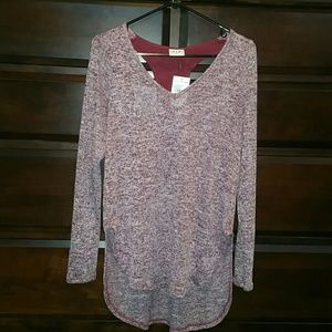 H.I.P. hi low sweater